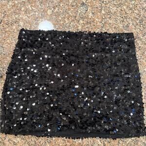 Billabong Black Sequin‎ Mini Skirt